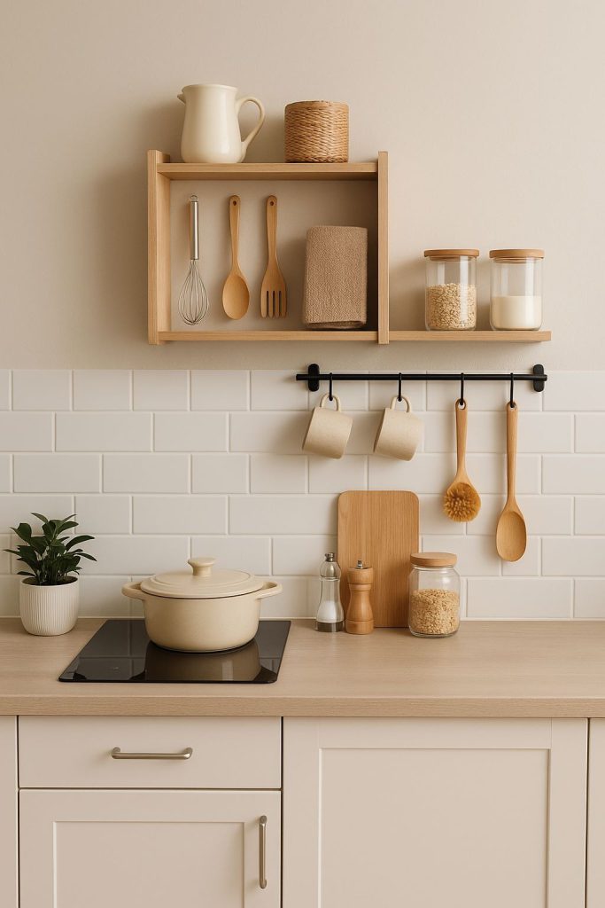 چیدمان کانتر برای آشپزخانه کوچک