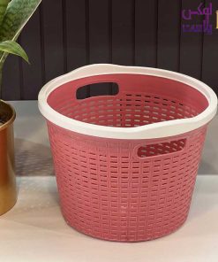 سبد لباس چند منظوره دسته دار پلاستیکی کد 6580 - تصویر 3