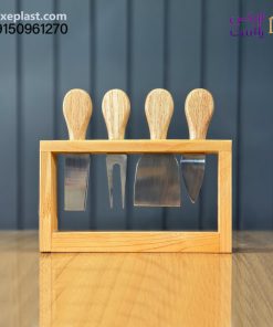 ست کارد صبحانه خوری طرح چوب 10021