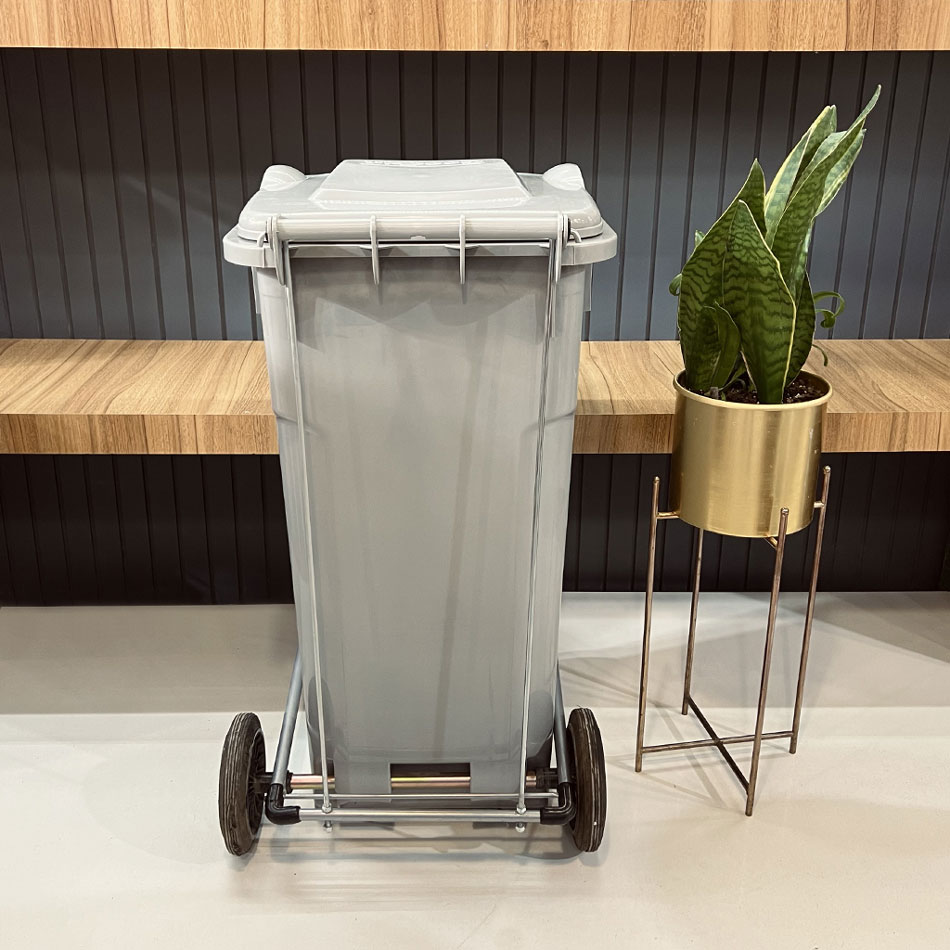 سطل زباله پدال فلزی120لیتر گودبین کد 8238