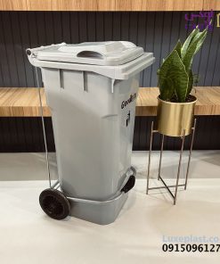 سطل زباله پدال فلزی120لیتر گودبین کد 8238