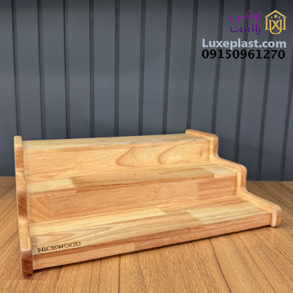 استند 3 طبقه چوبی پلکانی 138