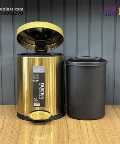 سطل استیل پدالی 5 لیتری لیمون کد 2117