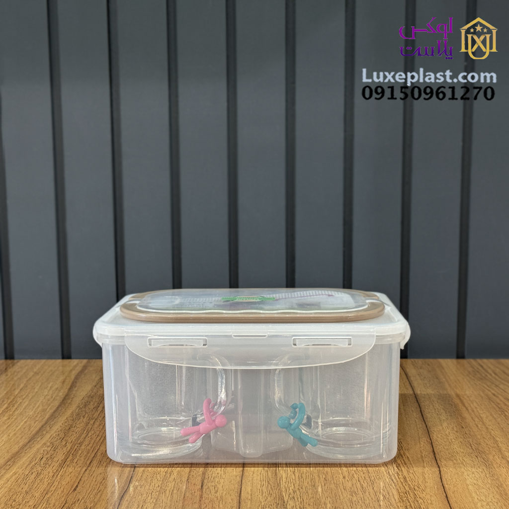 ست چای خوری چهارنفره دسته دار لیمون 178