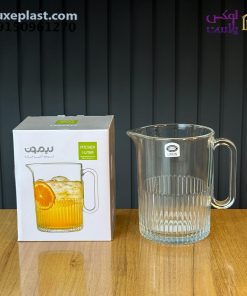 پارچ شیشه ای شیاردار لیمون (2228)