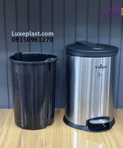 سطل زباله استیل 5 ، 12، 16 لیتر یونیک مدل پدال دار
