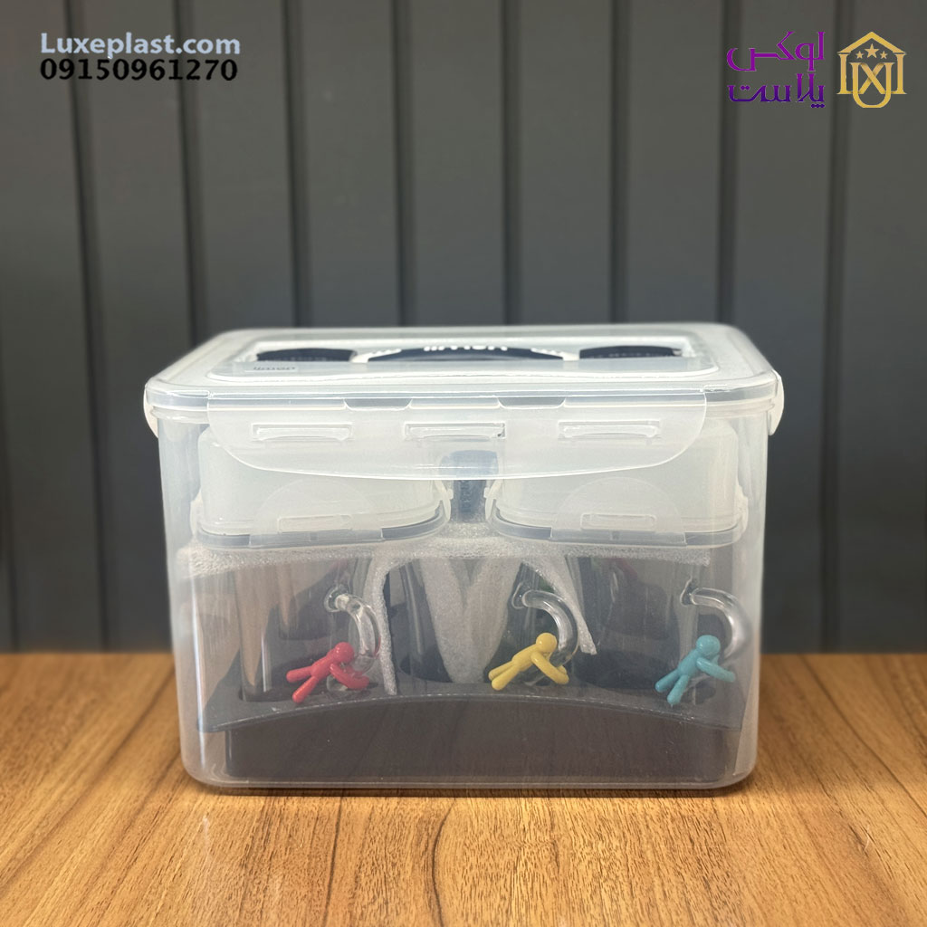 سرویس چای و صبحانه خوری 6 پارچه مسافرتی لیمون 430