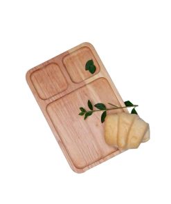 اردوخوری مستطیل 3 خانه چوب رابروود