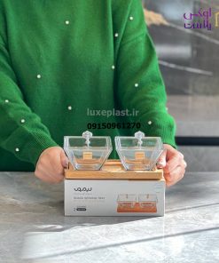 اردوخوری مربع 2 خانه کف چوبی لیمون 2241