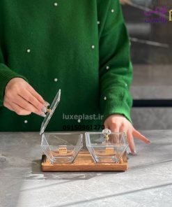 اردوخوری مربع 2 خانه کف چوبی لیمون 2241