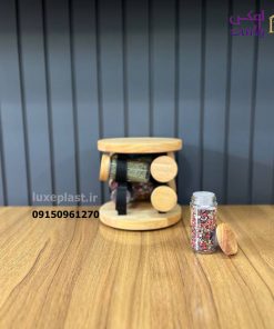 ادویه گردان 8 عددی چوبی لیمون کد 2305