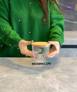 کاسه گرد شیاردار درب چوبی در 3 سایز