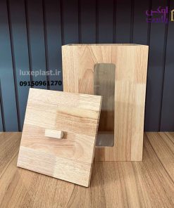 سطل برنج چوبی پنجره دار نایس وود مدل 115 - تصویر 3