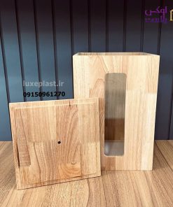 سطل برنج چوبی پنجره دار نایس وود مدل 115 - تصویر 4
