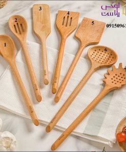 کفگیر ملاقه چوبی لیمون کد ۲۳۳۹