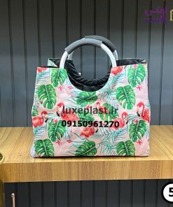 ساک برزنتی دسته آلومینیومی طرح دار
