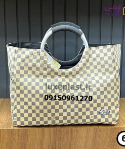 ساک برزنتی دسته آلومینیومی طرح دار