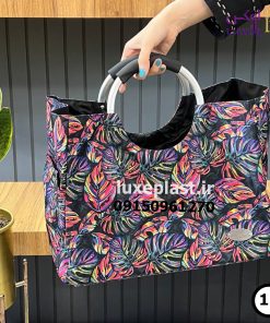 ساک برزنتی دسته آلومینیومی طرح دار