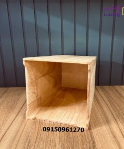 سطل زباله چوبی چهارگوش