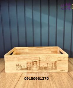 باکس چوبی نظم دهنده همه کاره طرحدار لیمون 2344