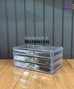 استند آرایشی 3 طبقه اکرولیک