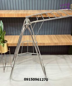 بند رخت آپارتمانی استیل با لوله 21 کد 1123 - تصویر 5