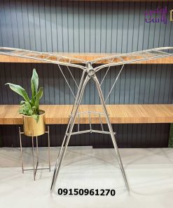 بند رخت آپارتمانی استیل با لوله 21 کد 1123 - تصویر 4