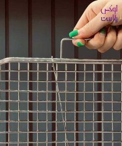 توری کباب پز دسته چوبی سایز بزرگ-4