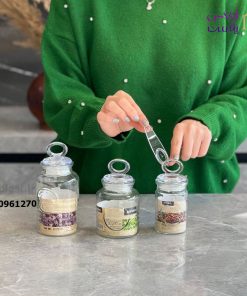 جا ادویه شیشه ای روستیک لیمون