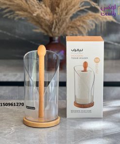 جا دستمال رولی کف چوبی دیواره اکرولیک لیمون 2254 - تصویر 3
