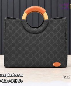 ساک برزنتی دسته چوبی طرحدار (1259)