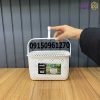 سبد آویز گیره لباس طرح بافت لیمون