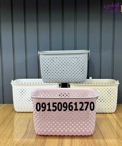 سبد آویز گیره لباس طرح بافت لیمون (2287) - تصویر 6