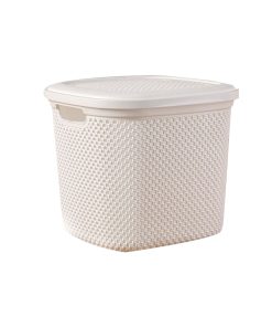 سبد رخت دربدار کوچک طرح بافت لیمون 2135 - تصویر 6