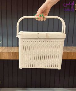سبد پیک نیک دربدار کوچک طرح بامبو لیمون 1756 - تصویر 4