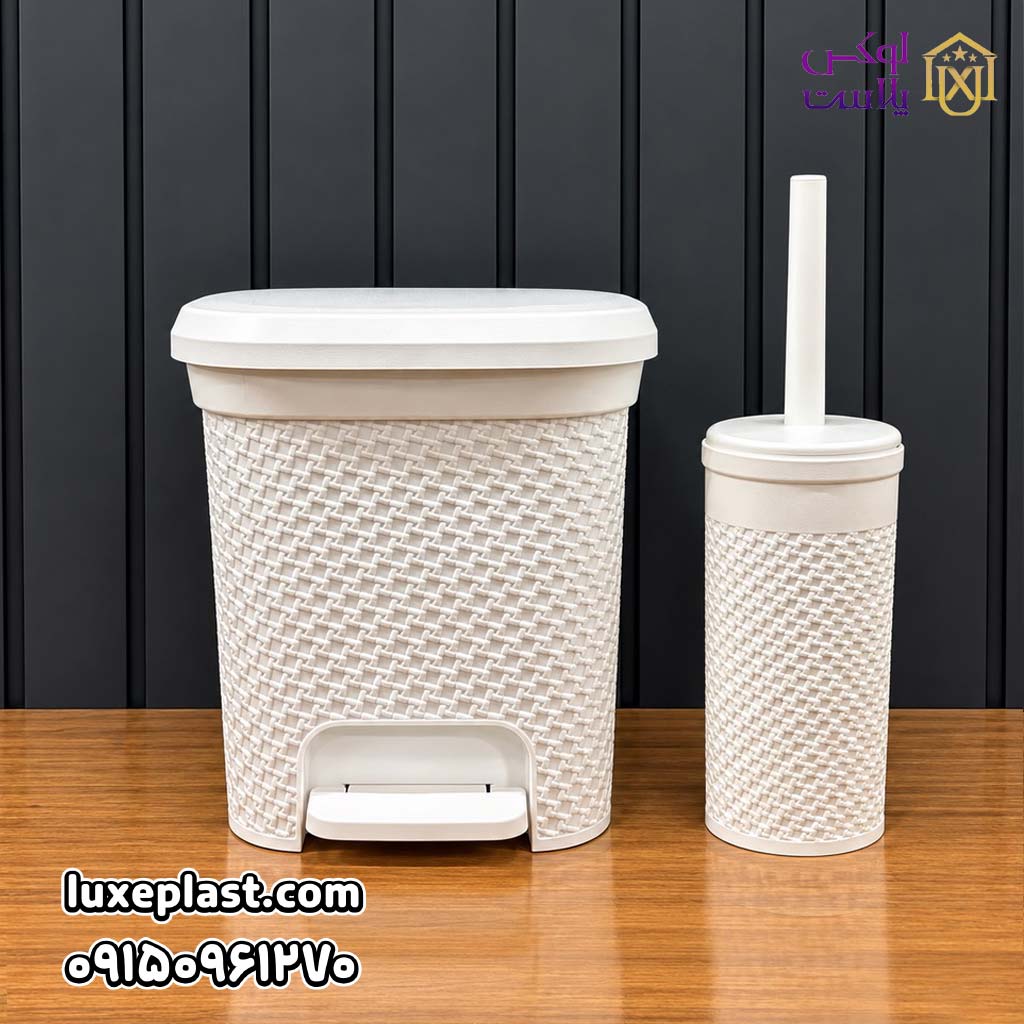 سطل و فرچه 5 لیتری طرح بافت لیمون 2147