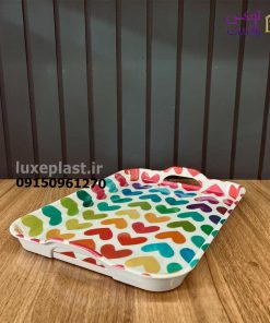 سینی ارمغان یزدگل مدل طرحدار 753 - تصویر 9