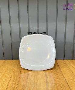 ظروف ملامین چهارگوش سفید یزدگل - تصویر 7