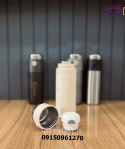 فلاسک استیل زیر سیلیکونی متالیک - تصویر 7