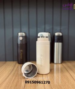 فلاسک استیل زیر سیلیکونی متالیک - تصویر 6