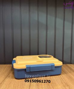 لانچ باکس استیل 4 خانه چاپستیک دار