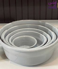 لگن گرد طوسی رنگ لیمون-4