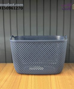سبد رخت مستطیل بزرگ طرح بافت لیمون 2137 - تصویر 6