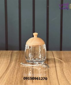 ظرف عسل درب چوبی