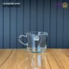 لیوان شیشه ای دسته دار 285 سی سی لیمون کد2282