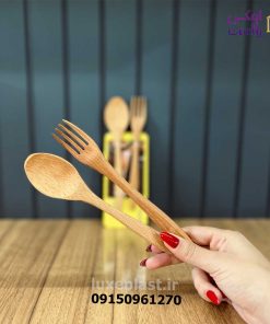 قاشق چنگال چوبی بریلی 7168