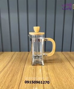 فرنچ پرس دسته چوبی