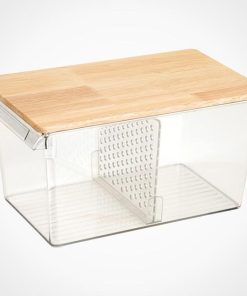 نظم دهنده شفاف 6 لیتر در چوبی 2206
