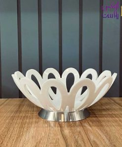 سبد میوه پایه استیل لیمون