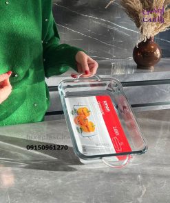 تابه سرو مستطیل 2.65 لیتر لیمون (2297)